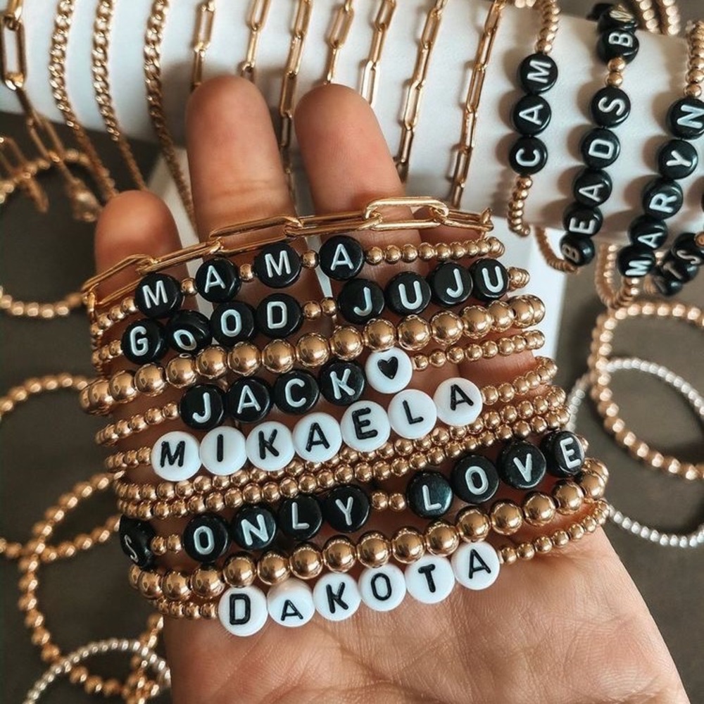 CUSTOM gold bracelets!!